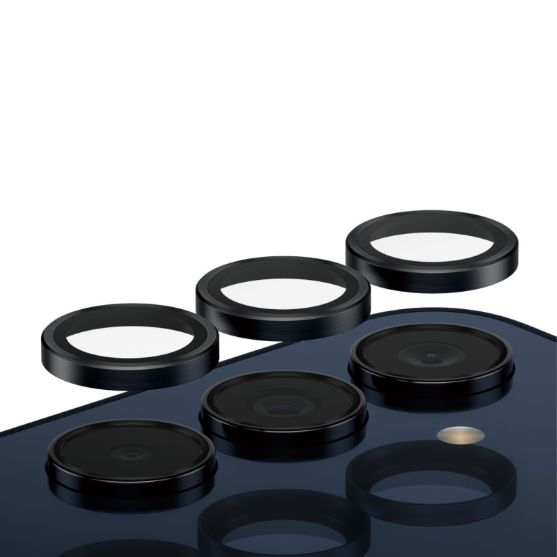 Ochranné kroužky fotoaparátu PanzerGlass Hoops pro Samsung Galaxy A35 5G - černý