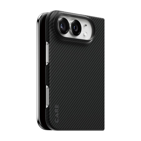 Kryt CARE by PanzerGlass Discovery s MagSafe pro iPhone Duo – černý, z aramidových vláken