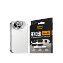 Ochrana fotoaparátu PanzerGlass Fender pro iPhone Duo – hliníková, stříbrná
