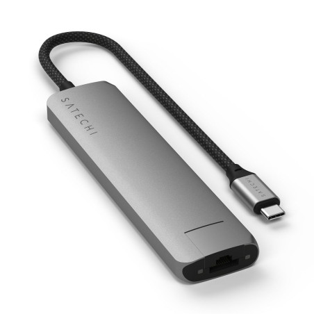 Satechi Slim 7v1 USB-C HUB ST-P7SM vesmírně šedý