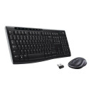 Logitech MK270 bezdrátová sada klávesnice a myši černá