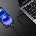Kabel Veger USB-C na USB-C 60W 1,2 m černý