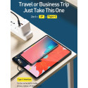BASEUS CATLYW-01 Twins 2v1 Datový a nabíjecí kabel USB-C PD na USB-C/Lightning 60W, 1m, černý