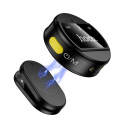 Bezdrátový mikrofon Hoco L22 2v1 Lightning/USB-C černý