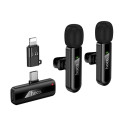 Mikrofon Hoco L20A pro Lightning / USB-C černý