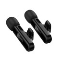Mikrofon Hoco L20A pro Lightning / USB-C černý