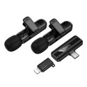 Mikrofon Hoco L20A pro Lightning / USB-C černý