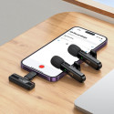 Mikrofon Hoco L20A pro Lightning / USB-C černý