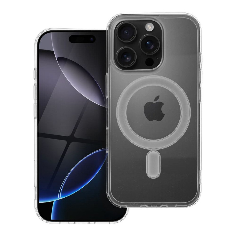 Kryt CLEAR MAG COVER (MID) MagSafe pro iPhone 16 Pro - průhledný