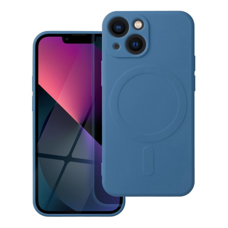 Kryt SILICONE MAG COVER MagSafe pro iPhone 13 mini - modrý