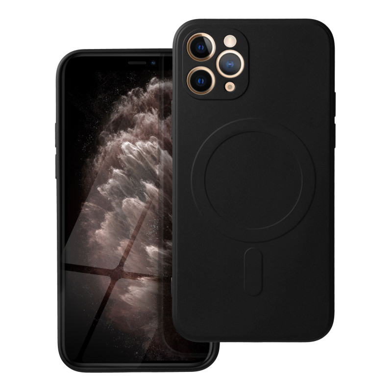 Kryt SILICONE MAG COVER MagSafe pro iPhone 11 Pro - černý