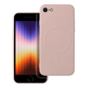Kryt SILICONE MAG COVER pro iPhone 7/8/SE s MagSafe – růžový