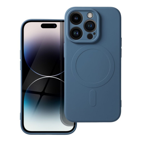 Kryt SILICONE MAG COVER MagSafe iPhone 14 Pro modrý