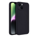 Kryt Silicone Mag Cover pro iPhone 14 MagSafe – černý
