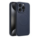 Kryt SILICONE MAG COVER pro iPhone 15 Pro MagSafe - modrý