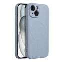 Kryt SILICONE MAG COVER pro iPhone 15 - světle modrý