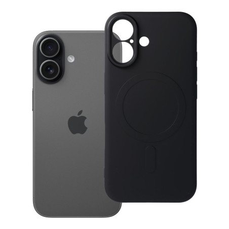 Kryt MagSafe Silicone Mag Cover pro iPhone 17 - černý