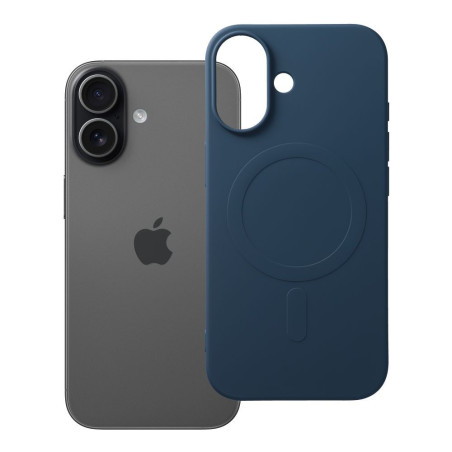 Kryt MagSafe Silicone Mag Cover pro iPhone 17 - modrý