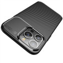 Kryt CARBON PREMIUM pro iPhone 13 Pro Max – černý