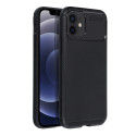 Pouzdro Carbon Premium pro iPhone 12 / 12 PRO černé