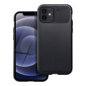 Pouzdro Carbon Premium pro iPhone 12 / 12 PRO černé