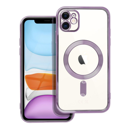 Kryt ELECTRO MAG COVER MagSafe pro iPhone 11 - fialový