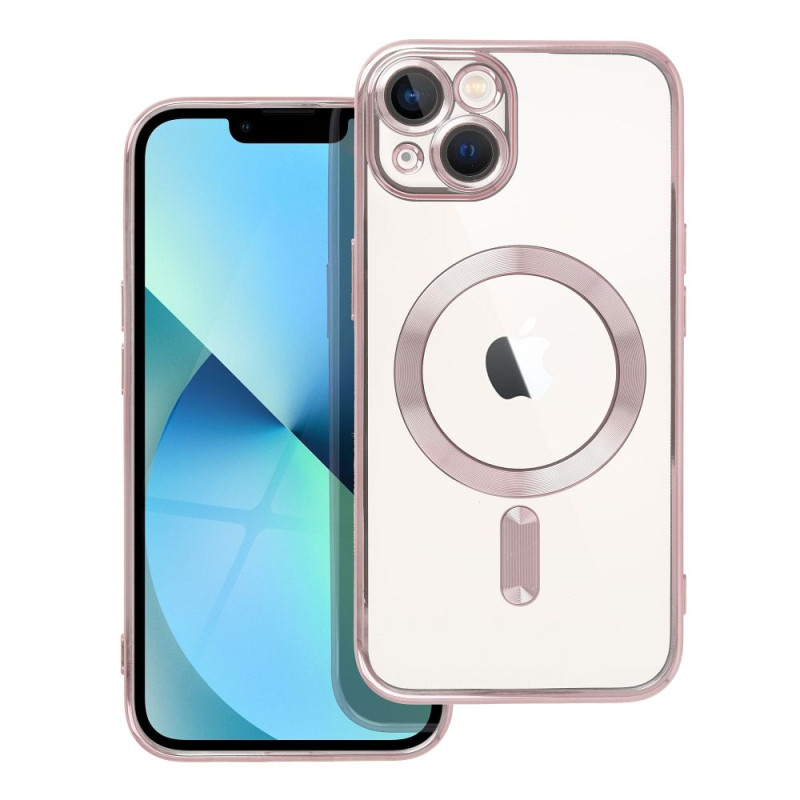 Kryt ELECTRO MAG COVER MagSafe pro iPhone 13 - zlatorůžový