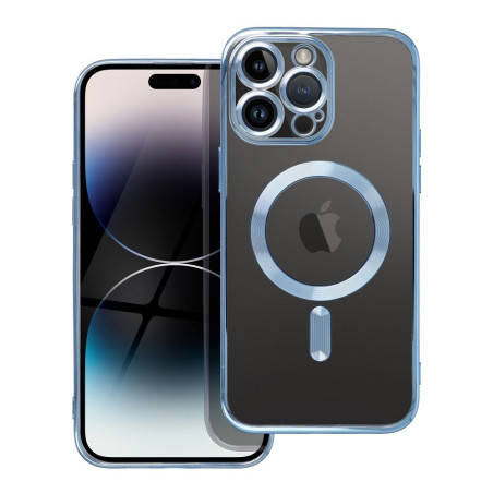 Kryt Electro Mag Cover pro iPhone 13 Pro MagSafe modrý