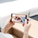 BASEUS CATOTG-01 Redukce OTG USB-C na USB-A s nabíjením až 12W, hliníková, černá