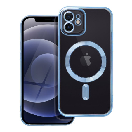Kryt Electro Mag Cover pro iPhone 12 MagSafe - modrý