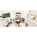 BASEUS CATOTG-01 Redukce OTG USB-C na USB-A s nabíjením až 12W, hliníková, černá
