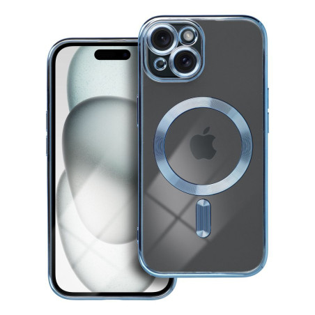 Kryt Electro Mag Cover MagSafe pro iPhone 15 - modrý