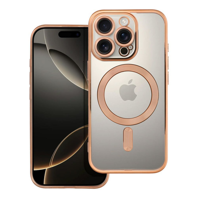 Kryt ELECTRO MAG COVER MagSafe pro iPhone 16 Pro - zlatý
