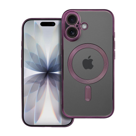 Kryt Electro Mag Cover pro iPhone 17 fialový