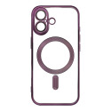 Kryt Electro Mag Cover pro iPhone 17 fialový