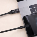 BASEUS CATOTG-01 Redukce OTG USB-C na USB-A s nabíjením až 12W, hliníková, černá