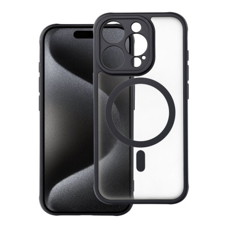 Kryt FULL MATTE MAG COVER pro iPhone 15 Pro MagSafe černý