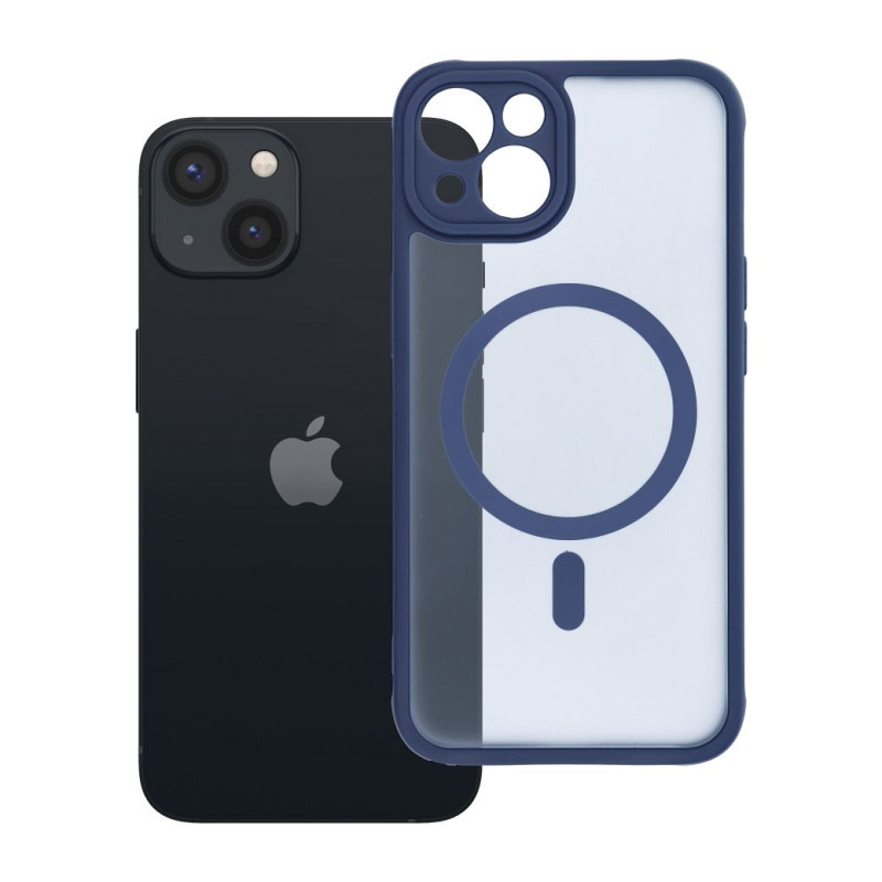 Kryt FULL MATTE MAG COVER MagSafe pro iPhone 13 - modrý