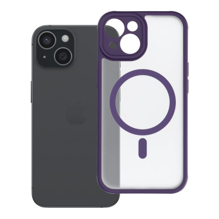 Kryt FULL MATTE MAG COVER pro iPhone 15 MagSafe - fialový