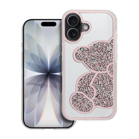 Kryt Teddy Bear pro iPhone 17 - růžový