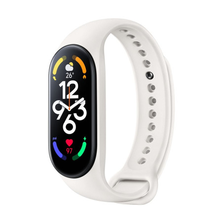 Silikonový řemínek pro Xiaomi Mi Band 5/6/7 - béžový