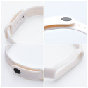 Silikonový řemínek pro Xiaomi Mi Band 5/6/7 - béžový