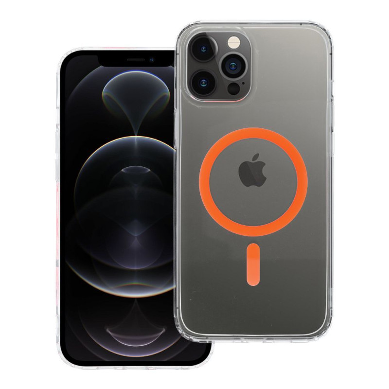 Kryt DROP GLUE MAG COVER MagSafe pro iPhone 12 Pro Max (6,7") - oranžový