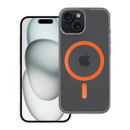 Kryt DROP GLUE MAG COVER pro iPhone 15 - oranžový