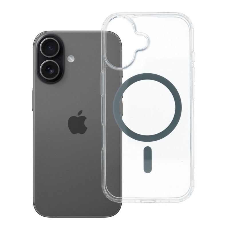 Kryt DROP GLUE MAG COVER MagSafe pro iPhone 17 - šedý
