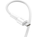 BASEUS CATSW-02 Datový a nabíjecí kabel s konektory USB/USB-C, 3A, 1m, bílý