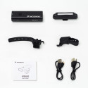 Sada světel Wozinsky WSBLB2 přední a zadní USB-C - černá