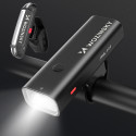 Sada světel Wozinsky WSBLB2 přední a zadní USB-C - černá