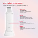 Ultrazvukový peeling MAXGROOM M-169 s LED terapií - bílý