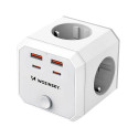 Napájecí centrum Wozinsky WKZ-4B 4x AC, 2x USB-C PD 20 W